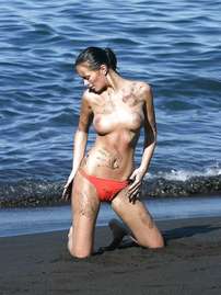 Lucy Clarkson Beach Nude