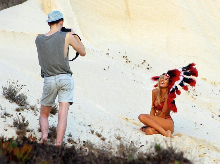 Kimberley Garner Red Bikini 15