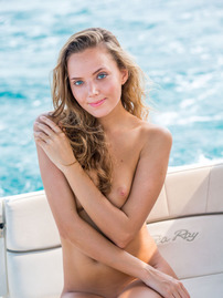 Clover Gets Nude On A Boat