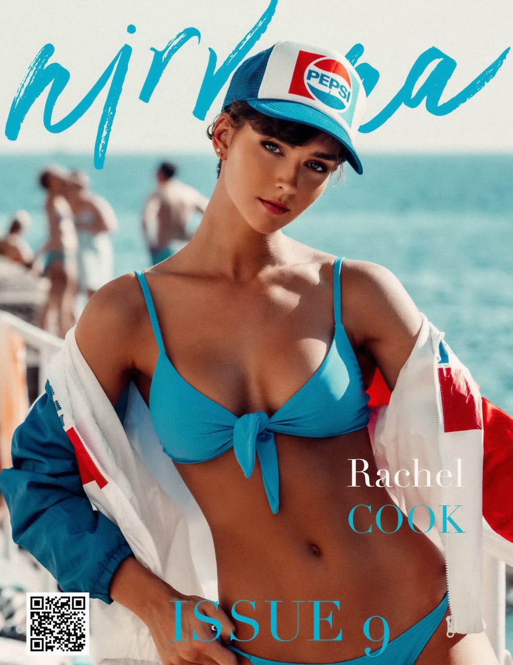 Rachel Cook In Sexy Blue Bikini 00