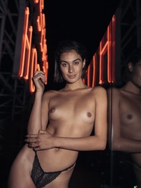 Skinny Hottie Strips Down In A Bathtub